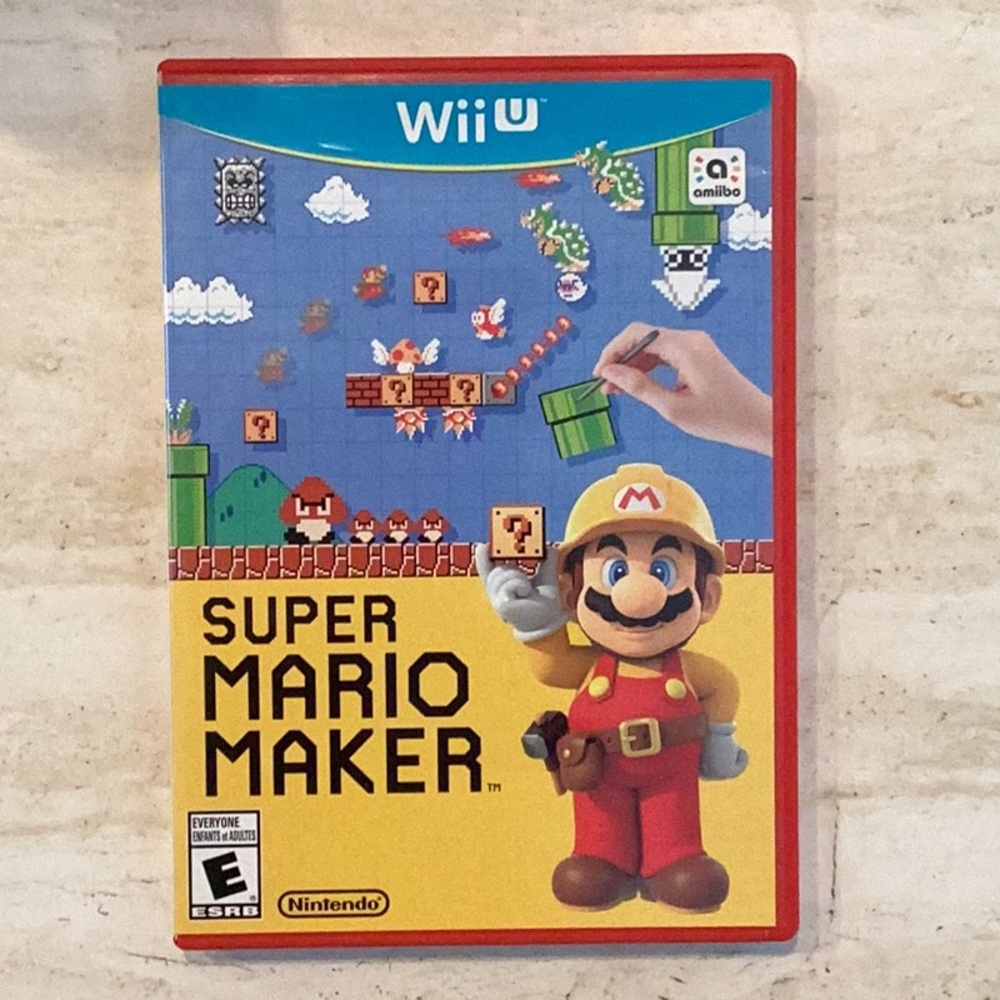 Super Mario Maker Nintendo Wii U Game CIB